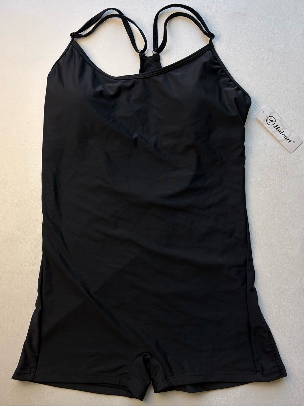 🏄‍♀️Halcurt Black One-Piece Swim Romper🏄‍♀️